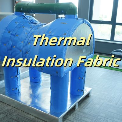 Silicone Rubber Coated Thermal Insulation Fabric for Customizable Removable Insulation Jackets with 1000°C Temperature Resistance and Water Oil Resistance