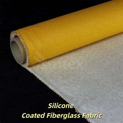 High Temperature Resistant Fireproof Anti-tear Silicone Coated Fiberglass Fabric for Industrial Applications