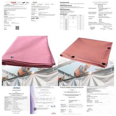 100% Fiberglass Welding Blanket Fire Blanket 550°C Heat Resistant with Acrylic Coating