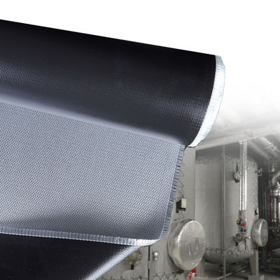 Double Sided Silicone Coated Fiberglass Fabric with 1 / 1.2 / 1.5 meter Width and 50 m / 100 m Roll Length for Thermal Insulation