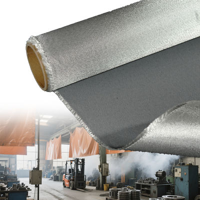 Weatherproof Water Repellent Silicone Coated Fiberglass Fabric with 50 m / 100 m Roll Length for High Temperature Applications