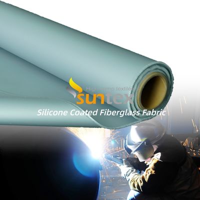 Flame-Retardant Silicone-Impregnated Glass Fiber Fabric – Water-Resistant & Corrosion-Resistant, Available in 50m/100m Rolls