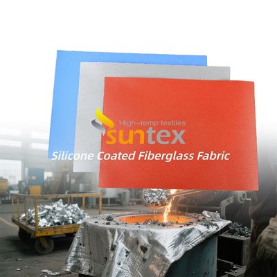 Alkali Free Grey Weatherproof Silicone Coated Fiberglass Fabric for Thermal Insulation and Fire Retardant Applications