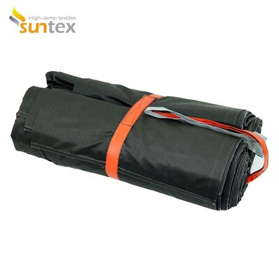 Industrial-Grade EV Car Fire Blanket with 550℃/1000℃ Thermal Resistance and Oxygen Deprivation for Fire Safety