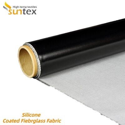 Silicone Coated Fiberglass Fabric with Extreme Temperature Resistance Chemical Corrosion Resistant and Fireproof Properties