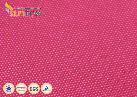 High Temperature 550 Degree C Acrylic Coated Fiberglass Fabric Easy to Sew and Cut Fire Resistant Fabric
