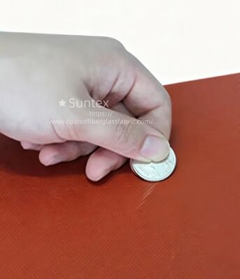 Ткань из стекловолокна, покрытая двусторонней силиконовой резиной - огнестойкая и 850 г/м2 высокосиликовая стекловолокна