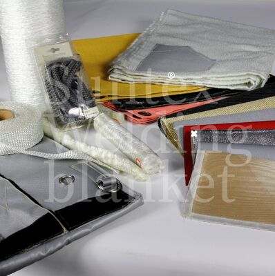 Сварочное одеяло из 100% стекловолокна - огнестойкое одеяло, выдерживающее температуру до 550°C, с настраиваемыми размерами