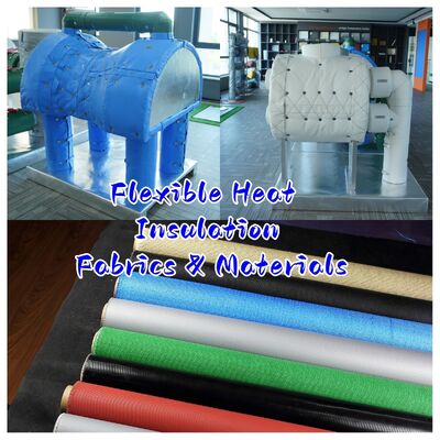 Сертифицированная противопожарная ткань EN-13501 с термостойкостью до 550°C и толщиной 0,6 мм для защиты от огня и дыма