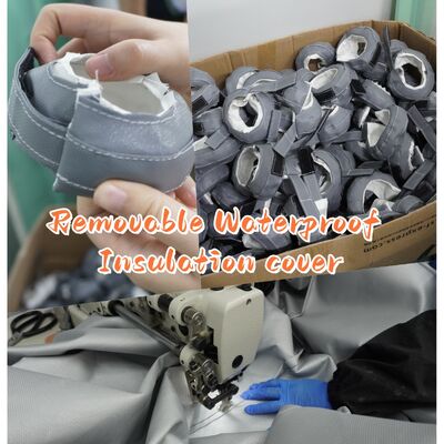 Сертифицированная противопожарная ткань EN-13501 с термостойкостью до 550°C и толщиной 0,6 мм для защиты от огня и дыма