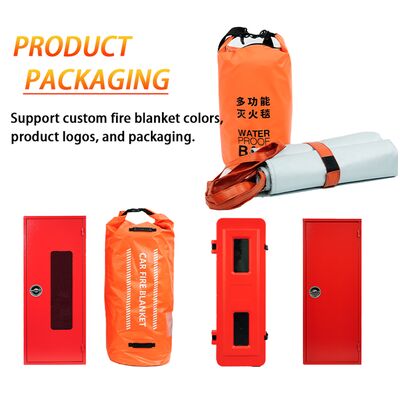 Огнестойкое одеяло для электромобилей с термостойкостью 550°C/1000°C и подавлением кислорода для пожарной безопасности