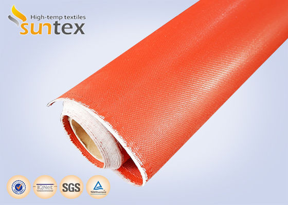 High Temperature Resistance Fire Retardant Alkali Free Silicone Coated Fiberglass Fabric for Welding Blankets