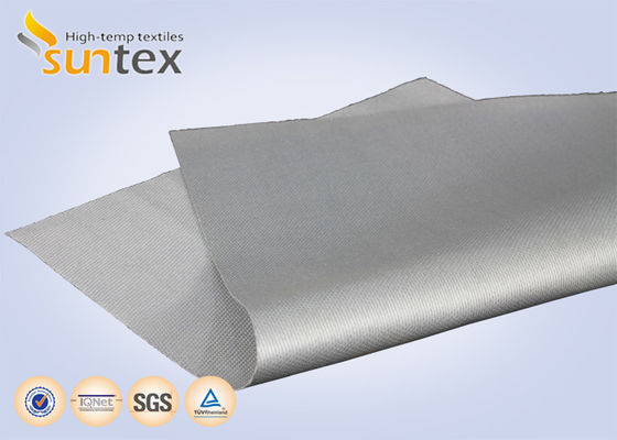 Fireproof High Temperature Retardant Plain Woven Chemical Resistance Waterproof Silicone Rubber Coated Fiberglass Fabric Cloth