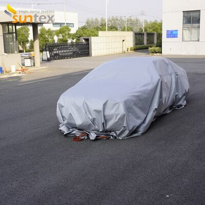 Серый цвет 550°C/1000°C Термоустойчивое огнеупорное одеяло с кислородом для пожарной безопасности автомобилей электромобилей
