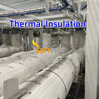 High Temperature 1000°C Resistant Customizable Water and Oil Resistant Thermal Insulation Fabric Removable Cover