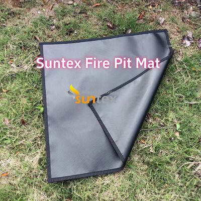 550°C Heat-resistant Fire Pit Mat with Customizable Size and Multi-layer Structure for Outdoor Protection