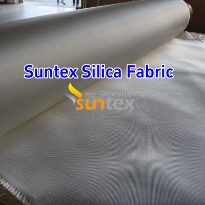 High Temperature Resistant High Silica Fiberglass Cloth 18 oz/sqy with 1000℃ 1800℉ Heat Protection