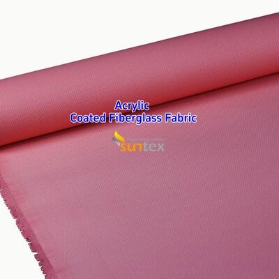 Acrylic Coated Fire Resistant Fiberglass Fabric with 550 Degree C Temperature Resistance for Welding Blankets - Easy to Sew and Cut