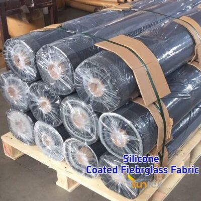 Водостойкая и огнестойкая силиконовая покрытая стекловолоконная ткань с высокой температурной стойкостью для промышленных применений