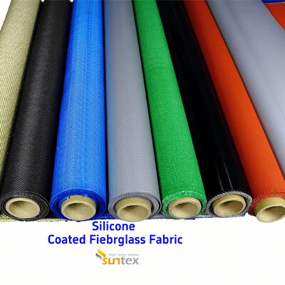 Высокотемпературный огнеупорный силиконовый покрытый стекловолокнистый ткань противопожарный одеял для электромобилей