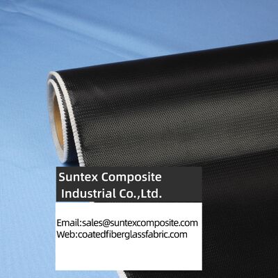 High Temperature Resistance Fireproof Silicone Coated Fiberglass Fabric with Customizable Width
