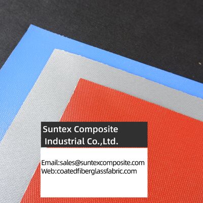 Heat-Resistant (550°C) Silicone Coated Fiberglass Fabric - Fireproof & Customizable Width (0.8m to 2m)
