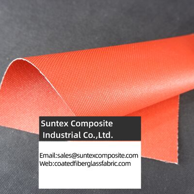 Good Chemical Resistance Fireproof High Temperature Resistant Silicone Coated Fiberglass Fabric for Industrial Use