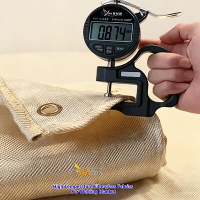 Термостойкое акриловое сварочное одеяло с температурой 550°C и настраиваемыми размерами для защиты от пожара