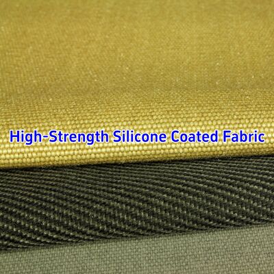 High Temperature Resistance Fireproof Silicone Coated Fiberglass Fabric with 590 g/sqm Weight for Heat Resistant Insulation