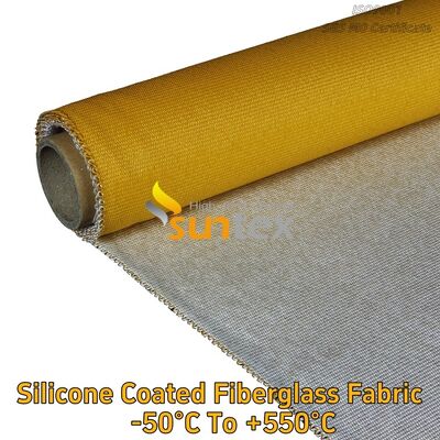 Colored Silicone Coating Fiberglass Cloth Silicon Coated With Fiberglass Fabric