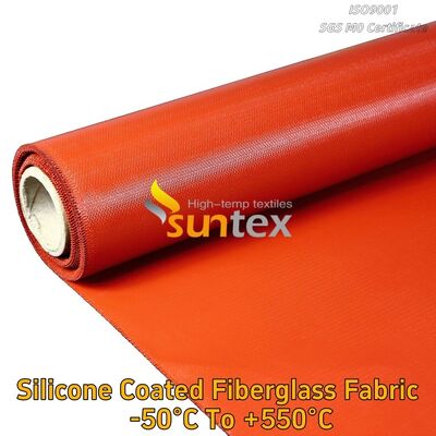 Suntex Термостойкое С-стекло Огнеупорное Силиконовое покрытие Силиконовой резины Покрытие стекловолокна