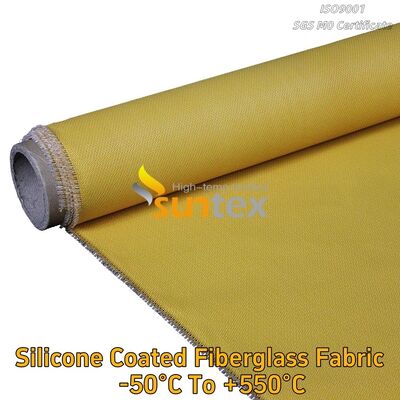 Colored Silicone Coating Fiberglass Cloth Silicon Coated With Fiberglass Fabric