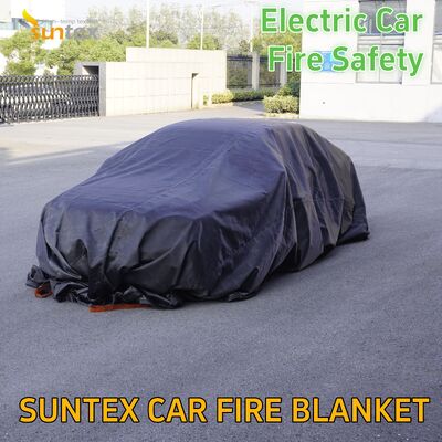 6*9M EV Car Fire Blanket 19.8*26 Ft Car Fire Blanket Fiberglass Cloth Roll