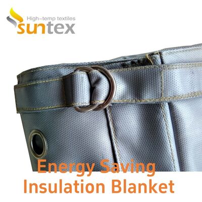 Durable Thermal Insulation Fabric with 1000°C Temperature Resistance, Water and Oil Resistant, and Customizable Sizes for Reusable Insulation Blankets