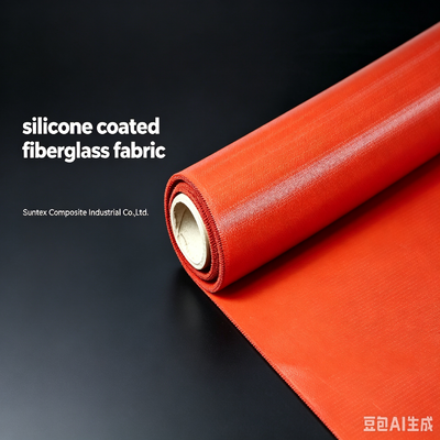 Silicone Coated Fiberglass Fabric  for high temperature insulation、fire resistant silicone cloth supplier