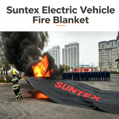 Suntex Электромобильное пожарное одеяло содержит литийные батареи