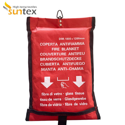 High Temperature Resistance PU Coated Fireproof Fiberglass Welding Blanket for Industrial Safety